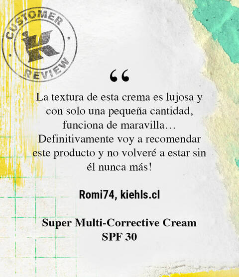 The texture of this cream is luxurious and just a small amount works wonders ... I would definitely recommend this product and will not be without it again! —Roo74, kiehls.com