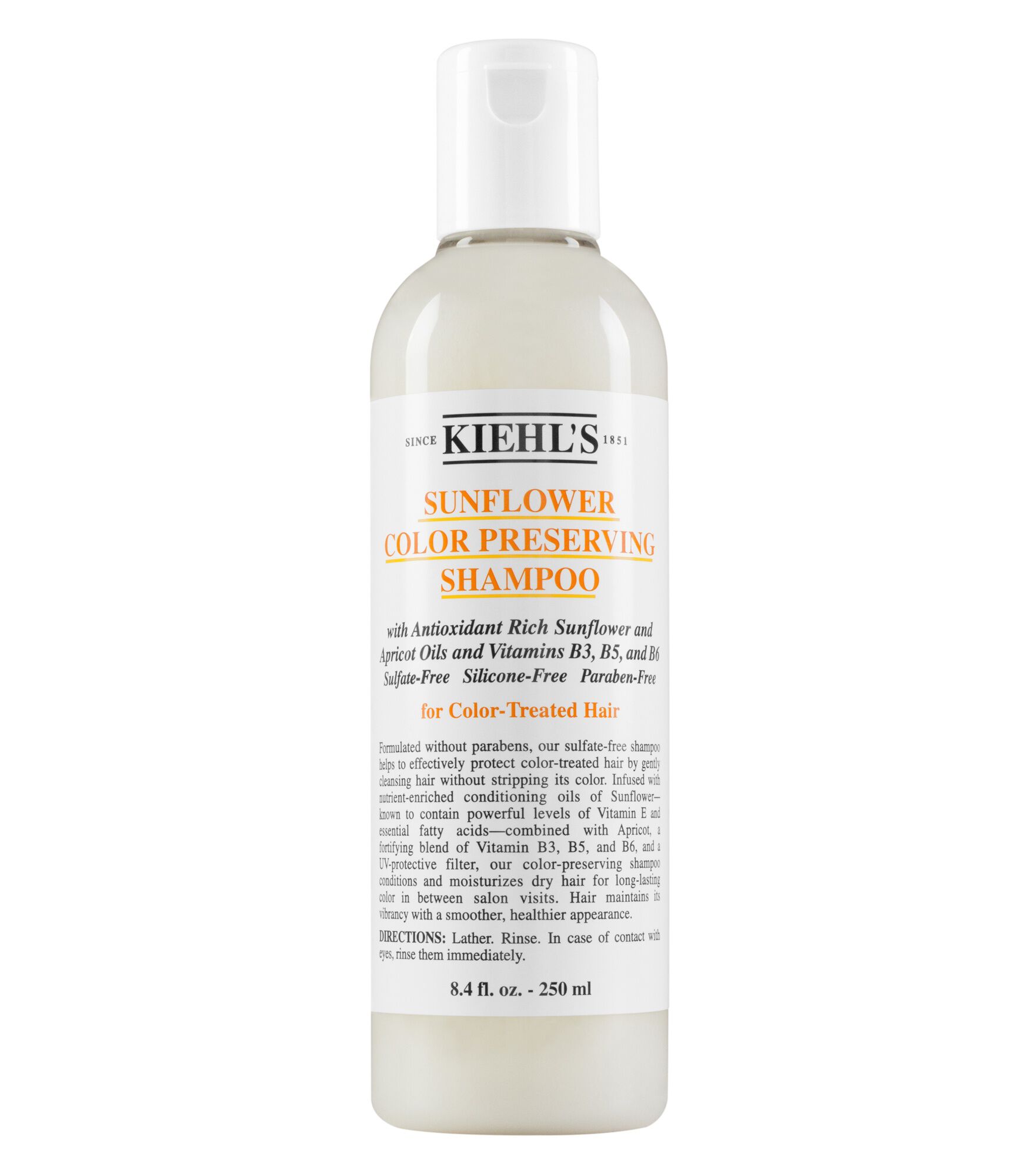 shampoo para cabello tenido sunflower color kiehl s cl