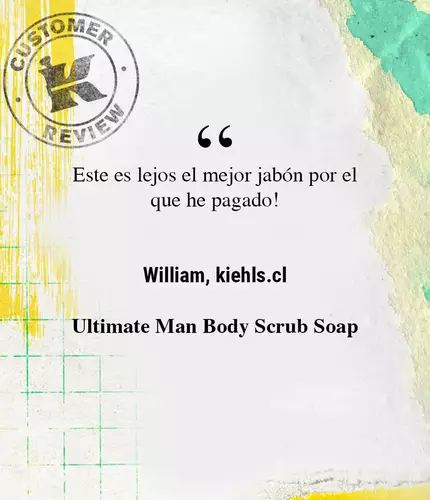 Este es, por mucho, el mejor jabon que he pagado. —Willie386, kiehls.com