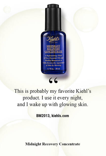 “Este es probablemente mi producto favorito de Kiehl’s. Lo uso todas las noches y me despierto con una piel radiante”