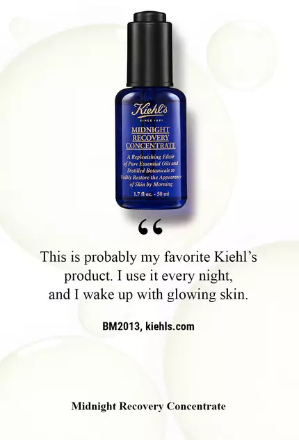 “Este es probablemente mi producto favorito de Kiehl’s. Lo uso todas las noches y me despierto con una piel radiante”
