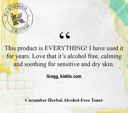 Este producto es TODO. Lo he utilizado durante anos. Me encanta que no contenga alcohol y que sea calmante y tranquilizante para las pieles sensibles y secas. —Gregg, kiehls.com