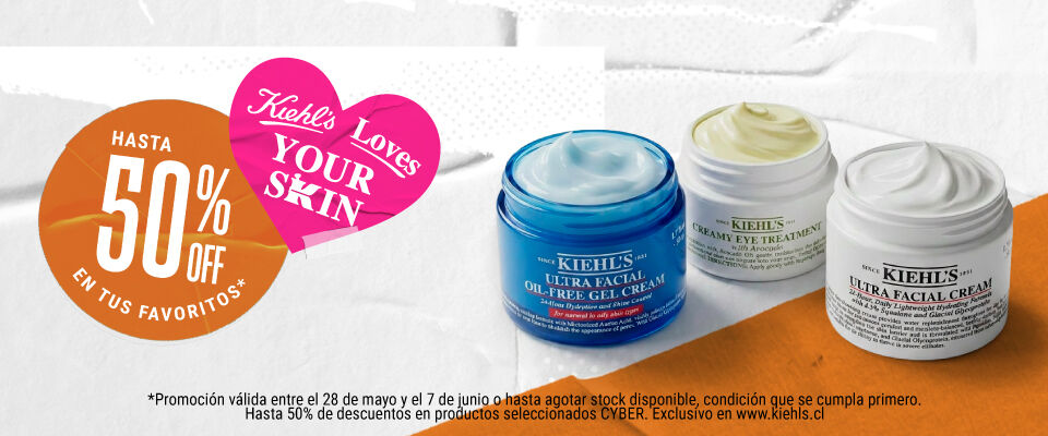 Cyber kiehls Loves your skin