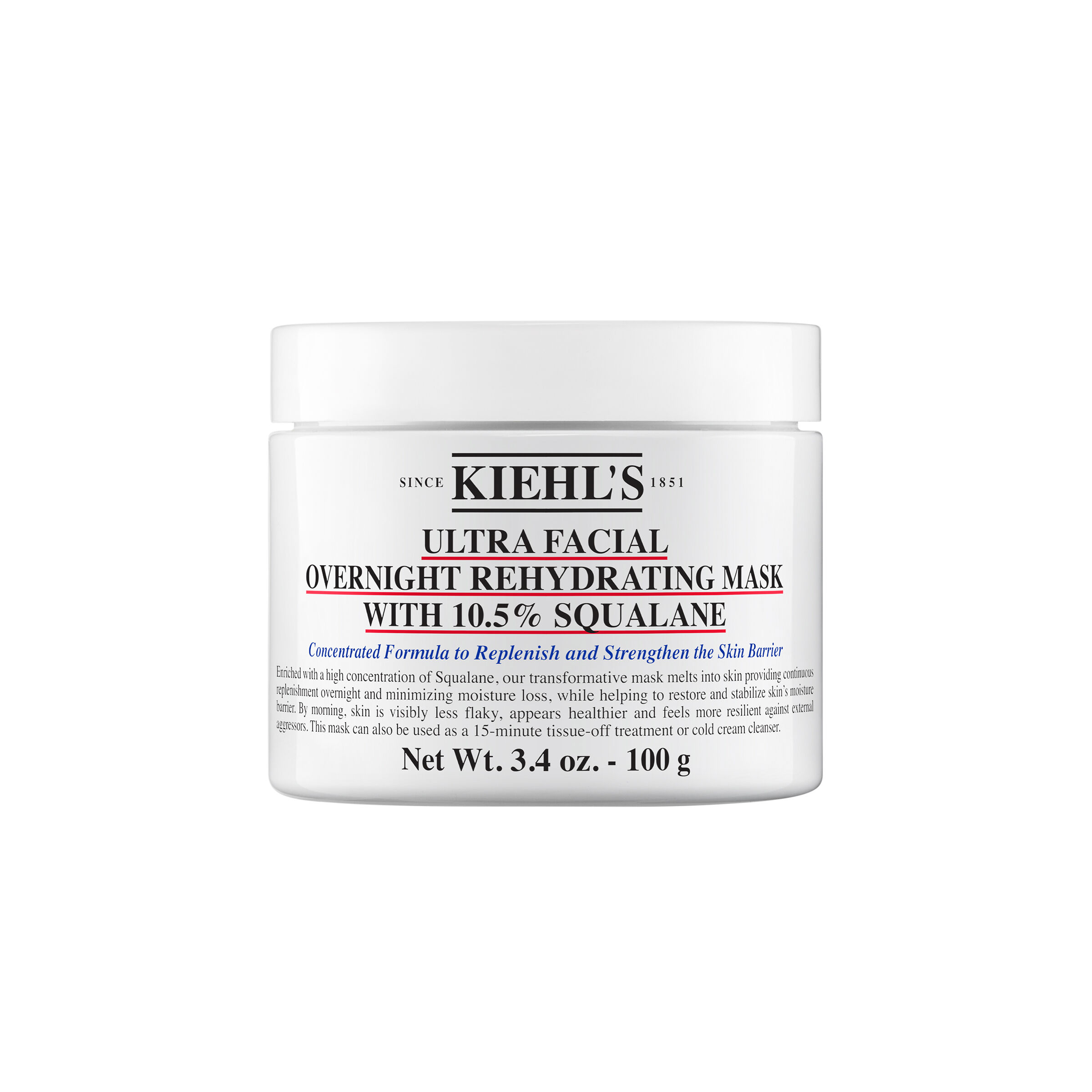 Ultra Facial Overnight Hydrating Face Mask con 10.5% Escualeno