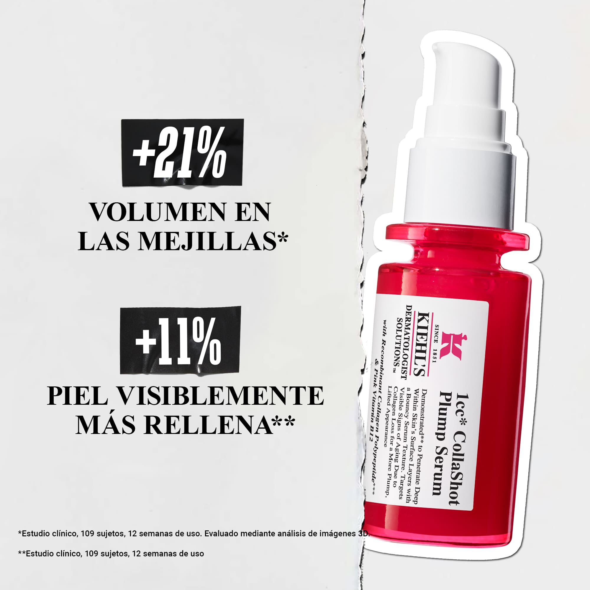 1cc* CollaShot Plump Serum, Serum Facial de Colageno Efecto Lifting y Relleno