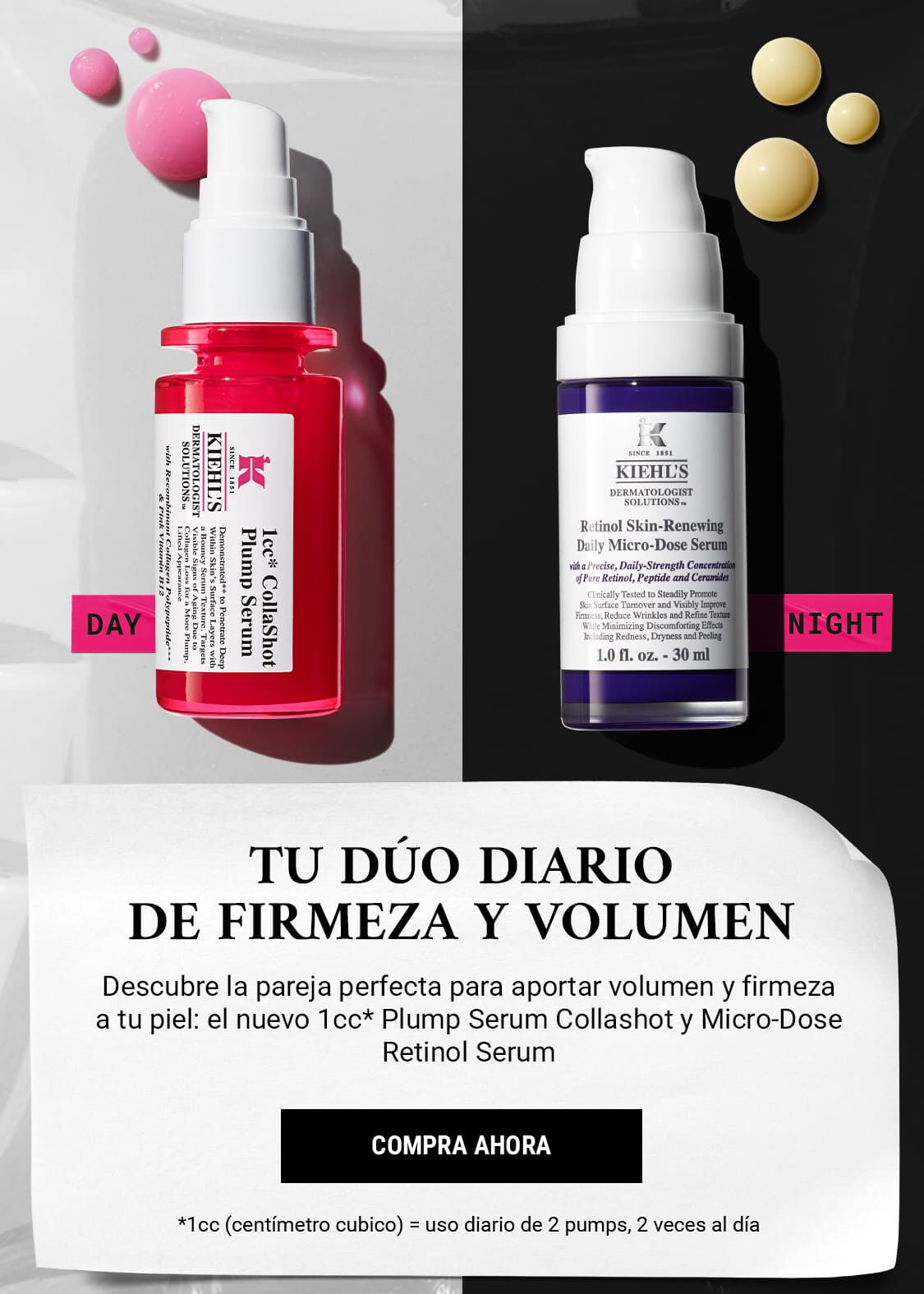 1cc* CollaShot Plump Serum, Serum Facial de Colageno Efecto Lifting y Relleno