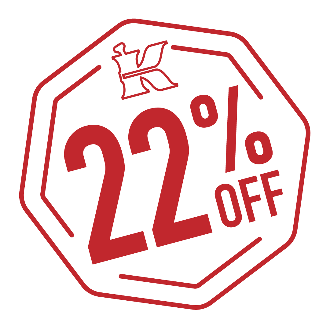 22%